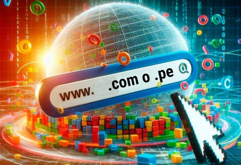 ¿Qué es mejor: .com o .pe en Perú?